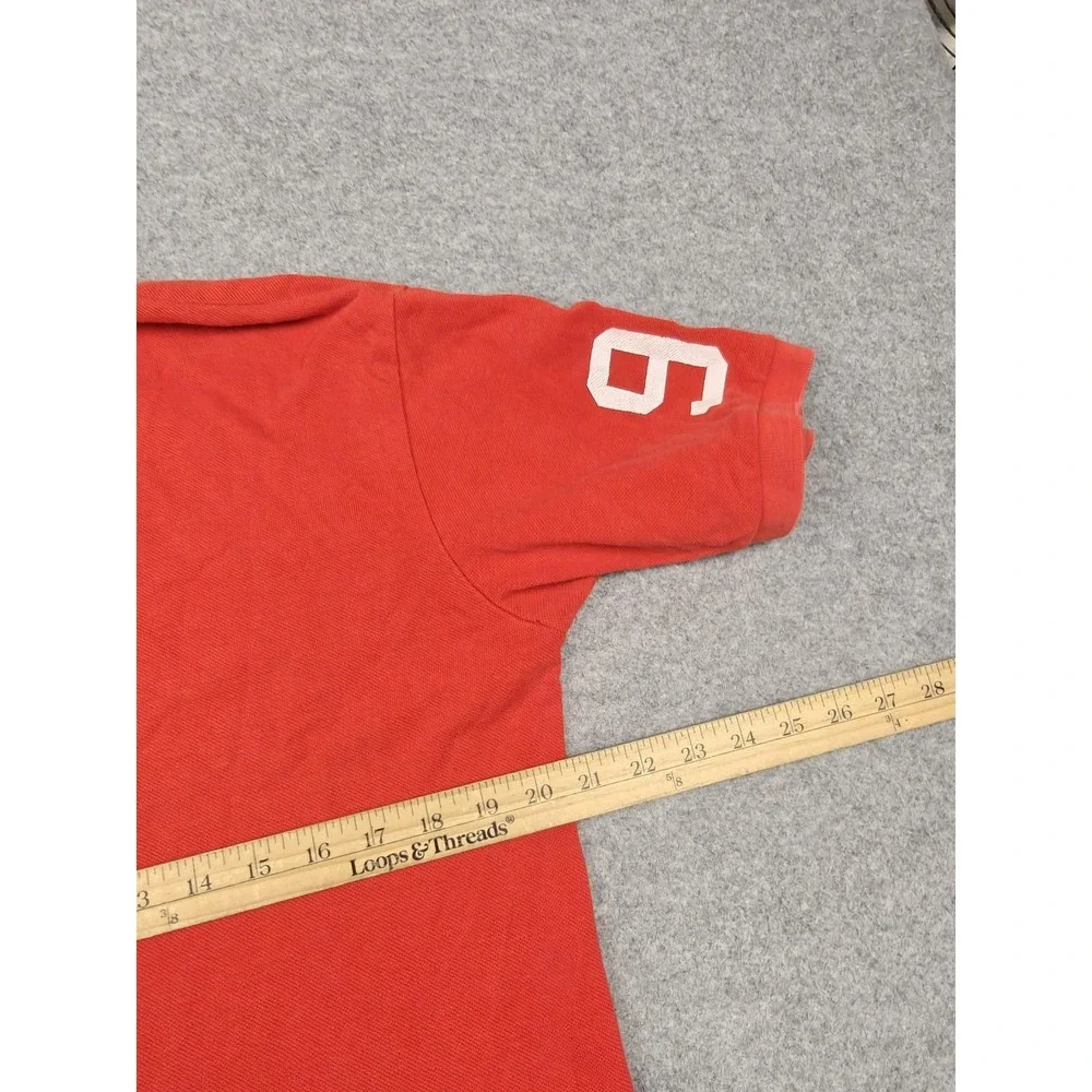 Vintage Old Skool Polo Shirt Boys XL Red Urban Royale‎ 96 Crest Embroidered Logo